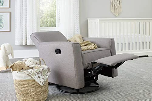 Westwood Design Aspen Manual Recline Nursery Glider Rocker, Sand - Image 2