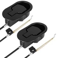 Nonley 2 Pack Metal Recliner Handle Replacement Parts With Cable,Universal Recliner Sofa Chair Couch Pull Handle, Fits Most Major Recliner Chair Furniture, Exposed Cable Length 4.9inch