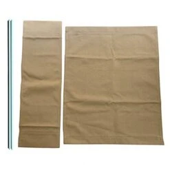 TBACW 1 Set (3pcs) Director Chair Canvas Replacement Cover Canvas Covers (with Fiberglass Director Chair Stick) For Directors Chairs Director Chair Replacement Canvas (Beige)