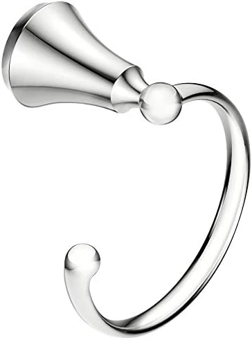 Moen CSI YB5286BN Wynford Bathroom Hand -Towel Ring, 5.43 X 3.90 X 5.43 Inches, Brushed Nickel - Image 10