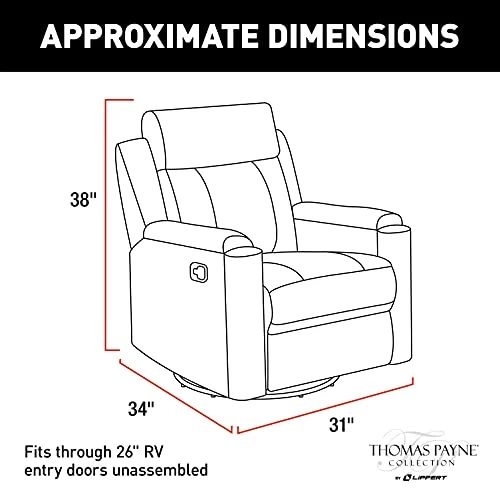 THOMAS PAYNE RV Swivel Glide Recliner - Norlina