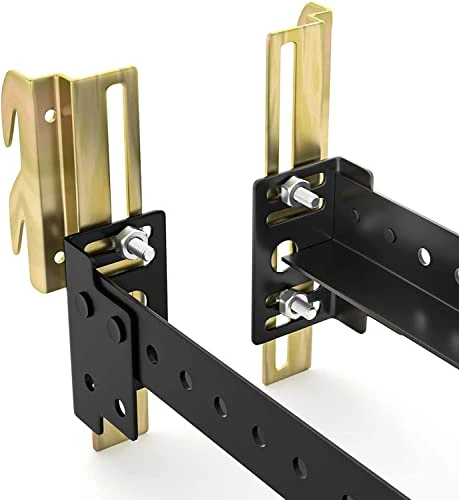 2Pcs 711 Bolt On To Hook On Bed Frame Conversion Brackets With Hardware Hook, Headboard Hook Set,Hook On Bed Frame Brackets Adapter,Hook On Bed Rail - Image 4