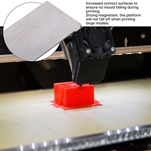 Spring Steel Plate, Double Sided 135x75mm Easy Removal Magnetic Simple Assembly Print Bed For Replacement - Image 5