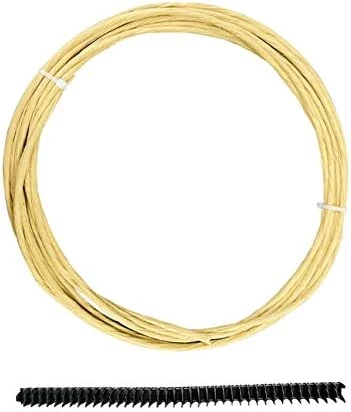 YLM1991 Upholstery Stay Wire For Sofa Furniture Springs, 9 Gauge With 40 Clips (10M/32ft) - Image 7