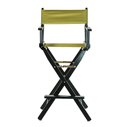 Casual Home 30" Director's Chair Black Frame-with Olive Canvas, Bar Height - Image 2
