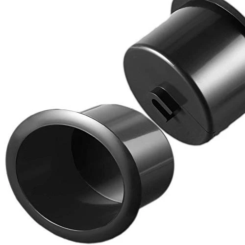 GYBest 2 Pcs Plastic Black Cup Holder, Recliner-Handles Replacement Cup Holder Insert For Sofa Boat Couch Recliner Poker Table (Bottom: 3.54", Top: 4.17", Height: 3.94") - Image 4