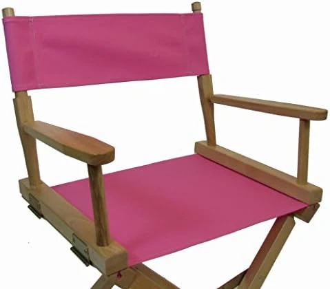 Personalized Embroidered Gold Medal Contemporary 18" Table Height Natural Frame Directors Chair - Hunter Green - Image 12