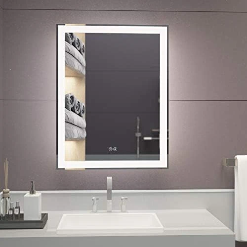 Illucid LED Mirror Oval 24x32 Inch, Anti-Fog Warm Light/Day Light Wall Mounted Bathroom Mirror Wall Switch Support Memory, Quick Hanging LED Mirrors For Bathroom - Image 6