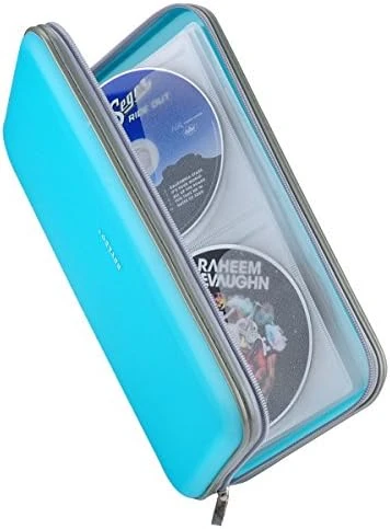 Wismart 70 Capacity Heavy Duty CD DVD Blu-ray Media Case Storage Holder Organizer Wallet (Black) - Image 13