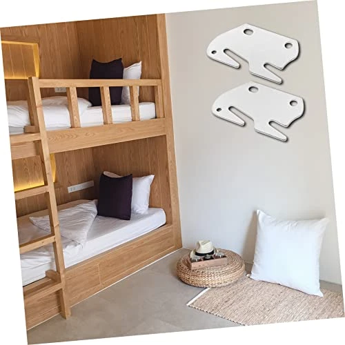 Beavorty 2pcs Furniture Connector Frame Holder Ornament Holders Metal Bed Frame Bed Frame Brackets For Headboard Wood Bed Brackets Headboard Brackets For Metal Bed Frame Bed Hook Plate Tool - Image 4