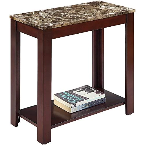 Crown Mark Side Table, 24 In X 12 In X 24 In, Brown