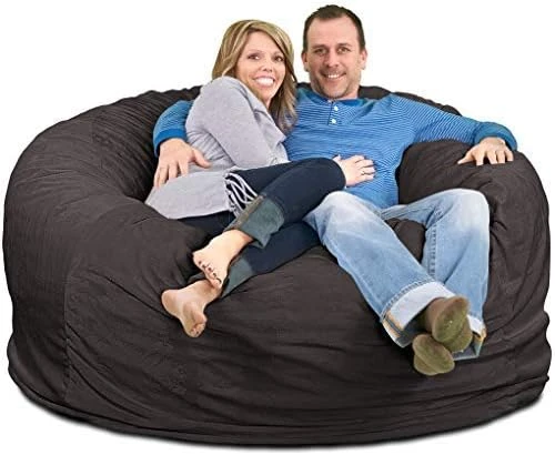 ULTIMATE SACK 6000 (6 Ft.) Bean Bag Chair Cover In Multiple Colors: Cover ONLY. (6000, Cloud Suede) - Image 15