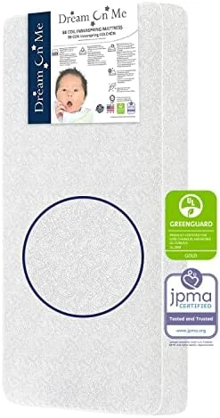 Dream On Me Twilight 5β 88 Coil Inner Spring Crib And Toddler Mattress, Greenguard Gold Certified, 10 Year Limited Warranty, Waterproof Vinyl Cover, Made In The U.S.A, Support And Comfort - Image 8