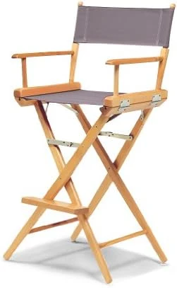 Telescope Casual World Famous Bar Height Director Chair, Forest Green With Walnut Frame - Image 11