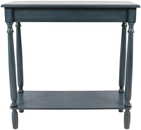 Decor Therapy Simplify Rectangular Console Table, Antique Navy - Image 3