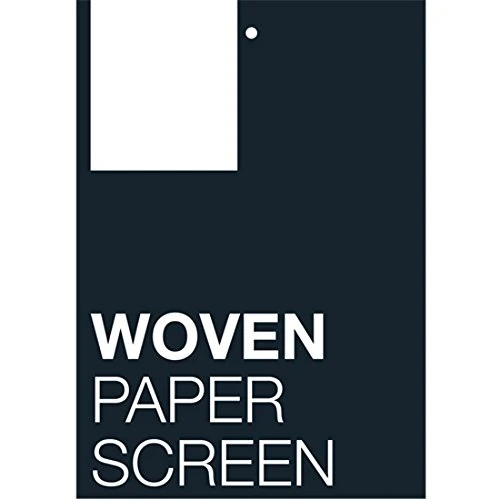 JVL Screen Folding Free Standing Decorative With Black Hinges Woven Paper, Black - Image 3