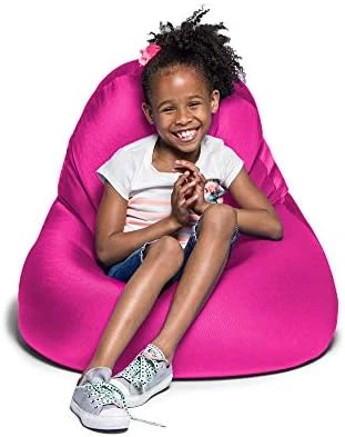 Jaxx Nimbus Spandex Bean Bag Chair Furniture For Kids Rooms, Playrooms, And More, Small, Navy - Image 6