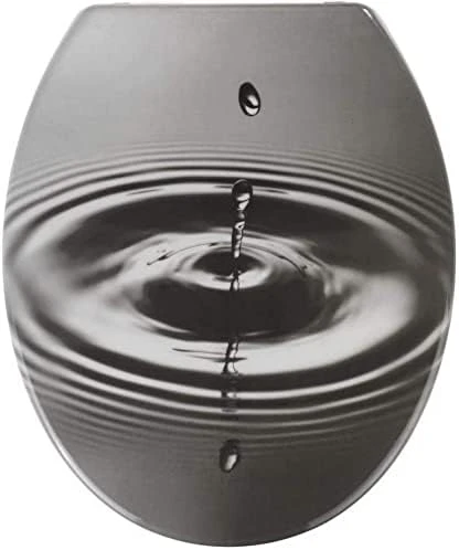 WENKO Toilet Seat Orchid-rustproof Stainless Steel Mounting, 37.5 X 44.5 X 10 Cm, Multicolor - Image 9