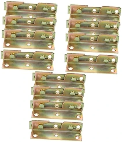 Housoutil 24 Pcs Bed Button Bed Hanger Bed Hinge Cold Rolled Steel Furniture - Image 9