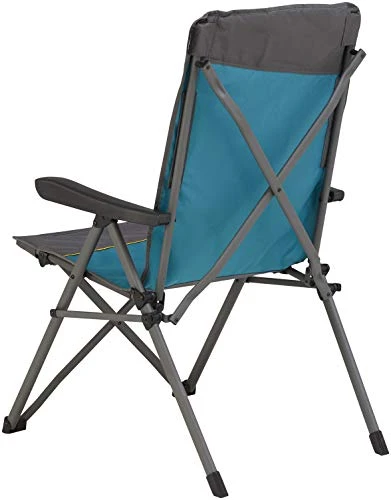Uquip Justy - 3-Position Folding Camping Chair With Adjustable Backrest, Support 265 Lbs, Blue - Image 3