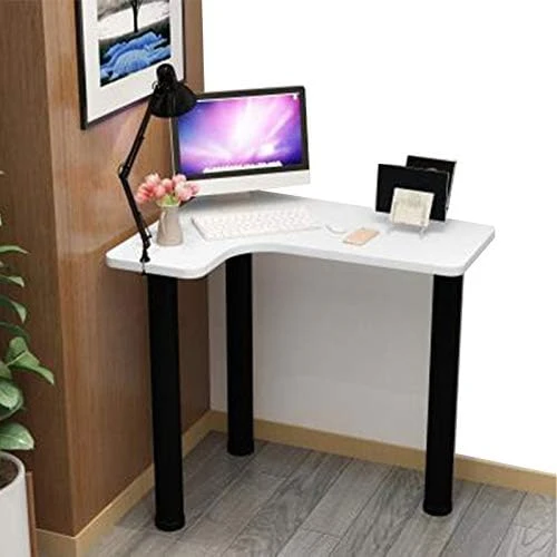 HXXXIN Metal Table Leg Desk, Heavy Duty Table Leg Triangle, Office Combination Computer Desk DIY Furniture, Without Chair - Image 10