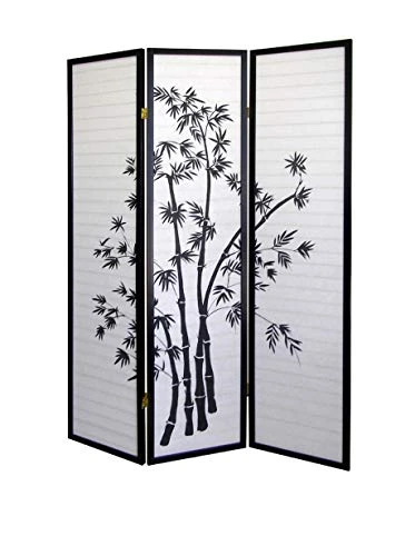 ORE Furniture International 3-Panel Room Divider, Bamboo