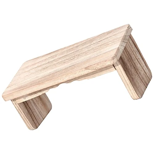 BESPORTBLE Buddha Kneeling Stool Folding Bench Foldable Bench Press Bench Wooden Bench Prayer Chair Zazen Bench Wood Temple Stool Portable Wood Stools Household Stool Household Cushion