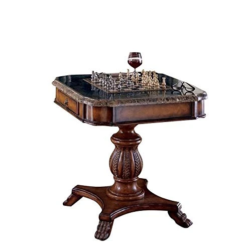 Beaumont Lane Wood Pedestal Game Table