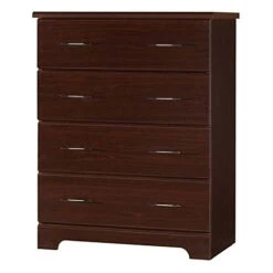 Home Square 2 Piece Nursery Furniture Set With Dresser And Chest In Espresso