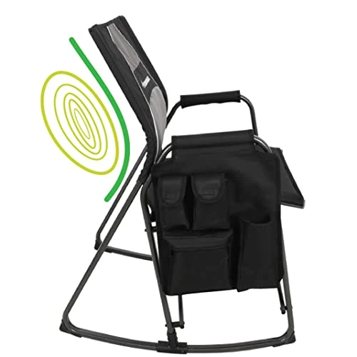 STRONGBACK Director With Innovative Lumbar Back Support Heavy Duty Camping Chair With Side Table - Image 4