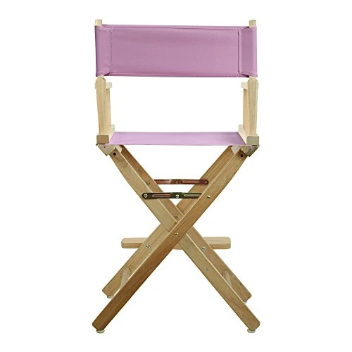 Casual Home 220-00/021-22 Director Chair 24" - Counter Height Natural Frame/Pink Canvas - Image 4