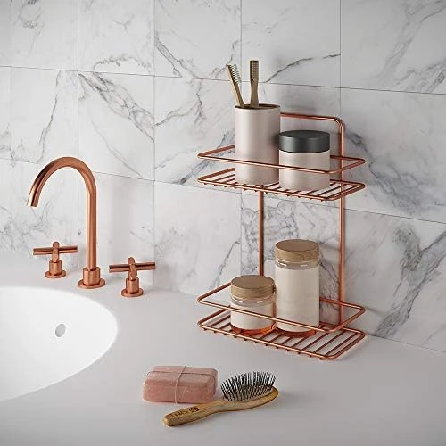 Metaltex Reflex Assorted Shelves Shelf 2 Heights 2 Pisos Copper - Image 6