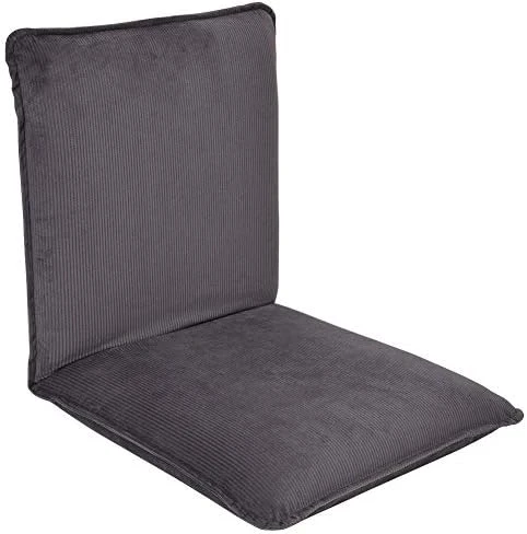 Sundale Folding Floor Chairs Video Gaming Chair For Adults, Adjustable Chaise Lounge Indoor Padded Floor Seating With Back Support, 5-Position Comfy Meditation Chair For Bedroom - Tan - Image 5