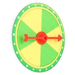 CANIGHT 1set Favors Birthday Indoor Cm Party Decorative Show Tabletop Win Turn Game Mini Draw Activity Activities Pub Yellow Raffle Prop Family Wedding The Hanging Portable Night Gaming