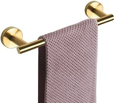 NearMoon Bathroom Towel Bar, Bath Accessories Thicken Stainless Steel Shower Towel Rack For Bathroom, Towel Holder Wall Mounted (Matte Black, 18 Inch) - Image 9