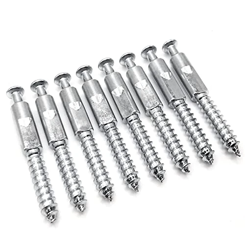 ReplacementScrews Assembly Dowel/Cam Lock Screw Compatible With IKEA Part 123491 (MALM Bed Frames) (Pack Of 8) - Image 2