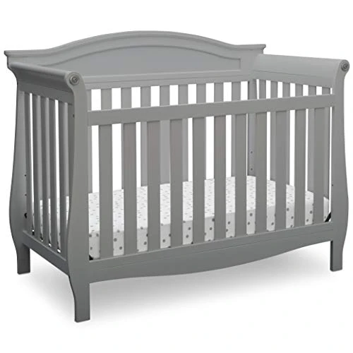 Delta Children Lancaster 4-in-1 Convertible Baby Crib, Bianca White - Image 7