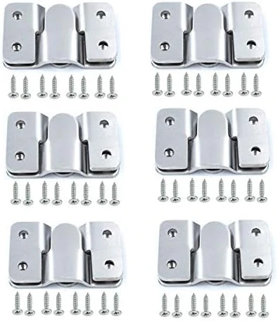 Hoowen Universal Metal Sectional Sofa Interlocking Furniture Connector Fastener Bracket With Screws, Pack Of 8 - Image 4