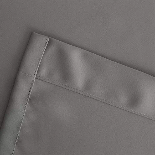 Blackout Room Divider Panel Privacy Partition Heavyweight Premium Fabric Thermal Insulated, Grommet Top, 48" Wide X 84" Tall, Grey Color - Image 4