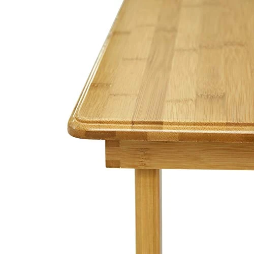 UNICOO - Bamboo Rectangular Folding Table Children's Art Craft Study Activity Table, Picnic Table, And Entertainment Table. (Table Only) - Image 3