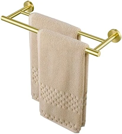 KES 23.6-Inch Double Towel Bar Bathroom Shower Dual Towel Holder Hanger SUS 304 Stainless Steel Wall Mounted Matt Black, A2001S60-BK - Image 9