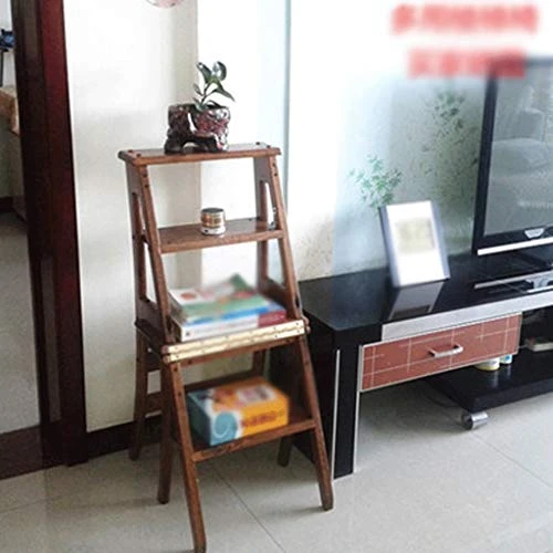DINGZZ Step Stool- FurnitureDining Chair With Wood Seat, Back Wood Restaurant Chair - Image 2