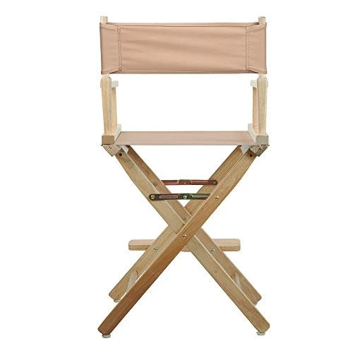Casual Home 24" Director's Chair Natural Frame With Tan Canvas, Counter Height - Image 5