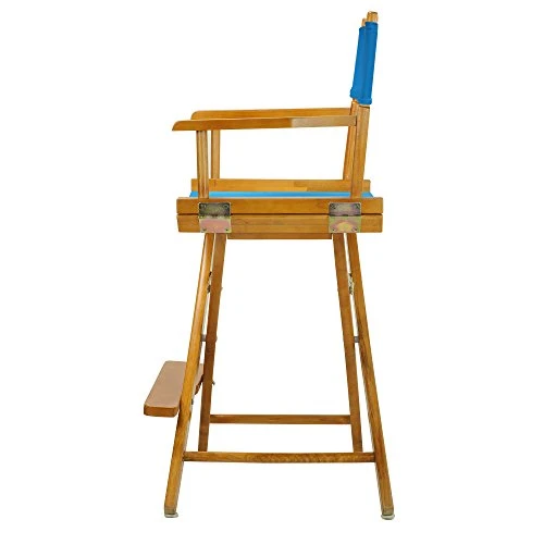 Casual Home 220-05/021-27 Director Chair 24" - Counter Height Honey OakFrame/Turquoise Canvas - Image 3