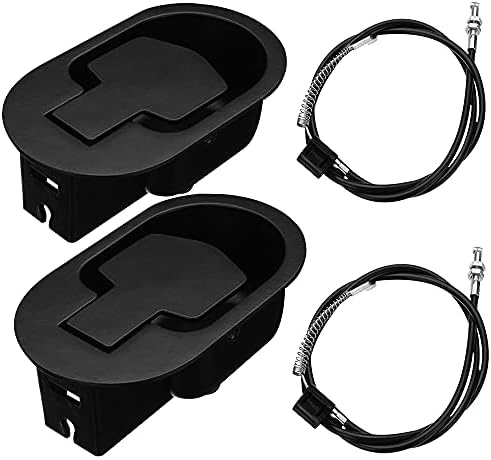 AnrSee 2-Sets Recliner Replacement Parts Universal Black Metal Pull Recliner Handle With Cable For Major Recliner Brands Couch Style Pull Chair Release Handle For Sofa - Image 10