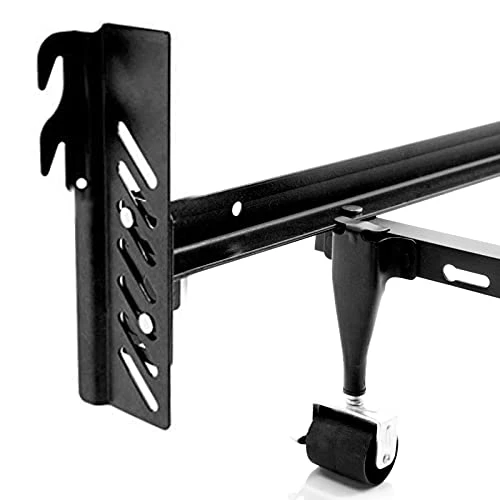 Woiron 2 Pcs Down Hook Bolt-on To Hook-on Conversion Bracket For Headboard Or Footboard, Hook On Bed Frame Brackets Adapter, Hook On Bed Rails