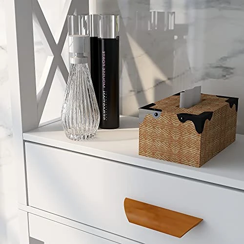 Otryad White Over-The-Toilet Storage, Wooden Above Toilet Storage Cabinet With Drawer And Open Shelves, Bathroom Cabinet Organizer Standing Rack - 23.62" L X 7.87" W X 64.76" H - Image 6