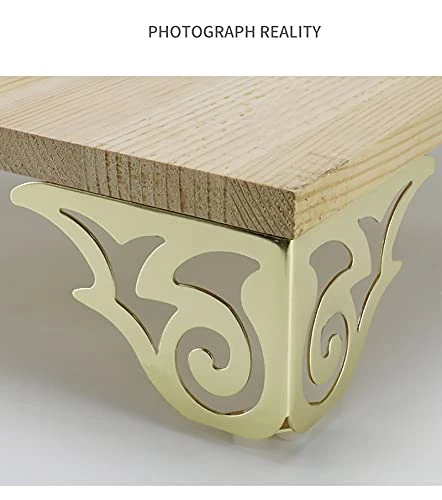 VISAML 4Pcs/Lot Metal Hollow Furniture Sofa Feet Legs Metal Sofa Table Cabinet Cupboard Bar Flower Pattern European Gold - Image 6