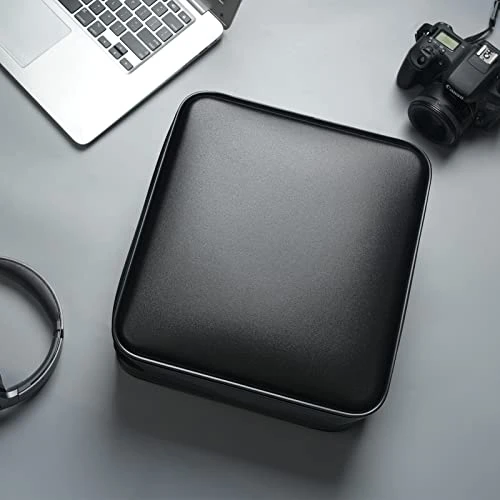 TIMCORR CD Case DVD Storage Case: 432 Capacity Hard Plastic DVD Case Holder Organizer Portable CD Wallet Binder Disc Holder Folder Blu Ray Album Sleeves For Car Home Travel | Audio Music (Black) - Image 4