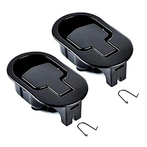 XPIWHTOW Bestdealing 2 Pack Metal Recliner Replacement Parts Durable Metal Handle Recliner Chair Sofa Couch Release Lever Replacement Pull Handle Black Suite Recliner Fit For Ashley And Major Etc